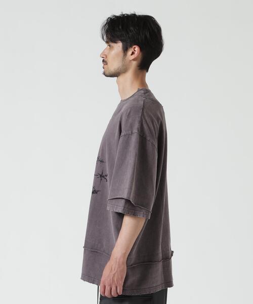 FR(13)NDS(フレンズ)の「FR(13)NDS/フレンズ/Layer TEE(Tシャツ/カットソー・メンズ・グレー/ブラウン・M/L)」の5枚目の写真