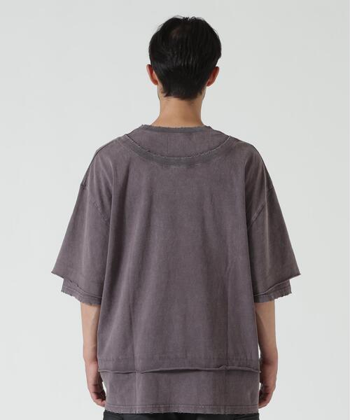 FR(13)NDS(フレンズ)の「FR(13)NDS/フレンズ/Layer TEE(Tシャツ/カットソー・メンズ・グレー/ブラウン・M/L)」の6枚目の写真