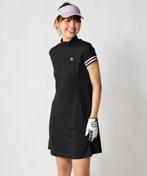 【FILA GOLF:フィラゴルフ】レディースハーフジップワンピース ゴルフ