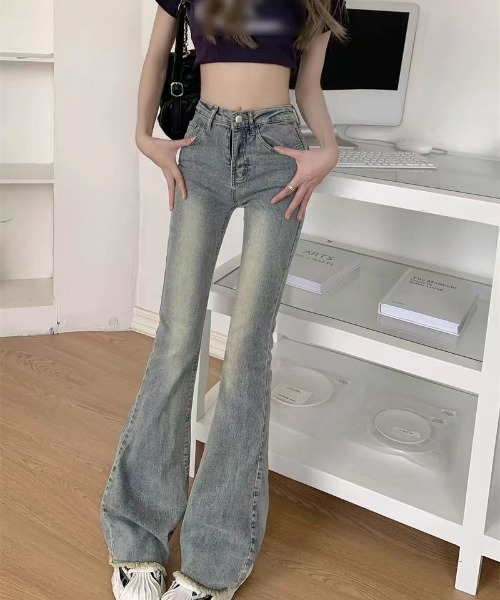 REBALANCE(リバランス)の「フレアデニムパンツ(デニムパンツ・レディース・A・X-LARGE/LARGE/MEDIUM)」の1枚目の写真