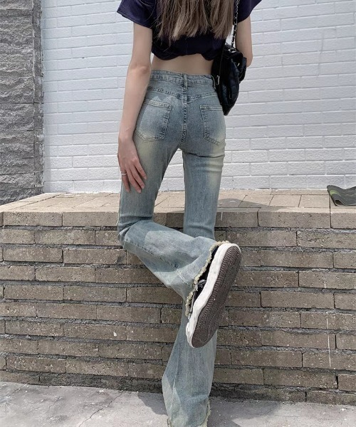 REBALANCE(リバランス)の「フレアデニムパンツ(デニムパンツ・レディース・A・X-LARGE/LARGE/MEDIUM)」の8枚目の写真