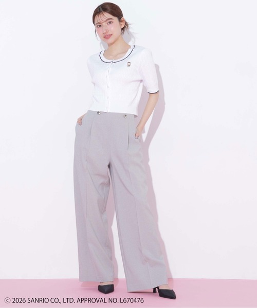 JILL by JILL STUART(ジルバイジルスチュアート)の「<タイニーチャムコラボ>ミニケーブルカーデトップス(ニット/セーター・レディース・ネイビー/グレー/レッド/ピンク/ホワイト/グリーン・FREE)」の18枚目の写真