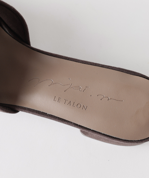 LE TALON(ルタロン)の「MIRAI MATSUDA×LE TALON 4cmスクエアスエードミュール(サンダル・レディース・ベージュ系その他/ブラウン/ライトグレー・X-LARGE/LARGE/MEDIUM/SMALL)」の10枚目の写真