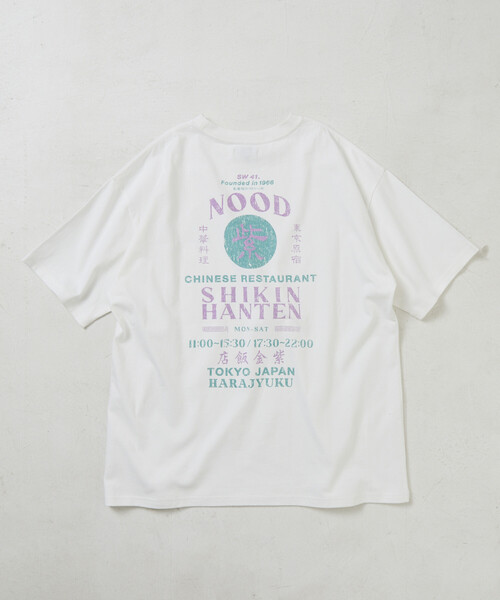 FREAK'S STORE(フリークスストア)の「限定展開 紫金飯店×FREAK'S STORE 別注 バックプリント クルーネックTシャツ(Tシャツ/カットソー・メンズ・ネイビー/チャコールグレー/ホワイト/ピンク・SMALL/MEDIUM/LARGE)」の5枚目の写真
