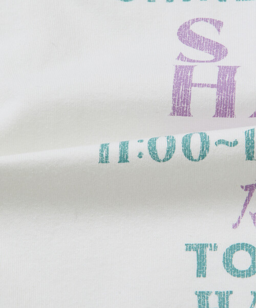 FREAK'S STORE(フリークスストア)の「限定展開 紫金飯店×FREAK'S STORE 別注 バックプリント クルーネックTシャツ(Tシャツ/カットソー・メンズ・ネイビー/チャコールグレー/ホワイト/ピンク・SMALL/MEDIUM/LARGE)」の9枚目の写真