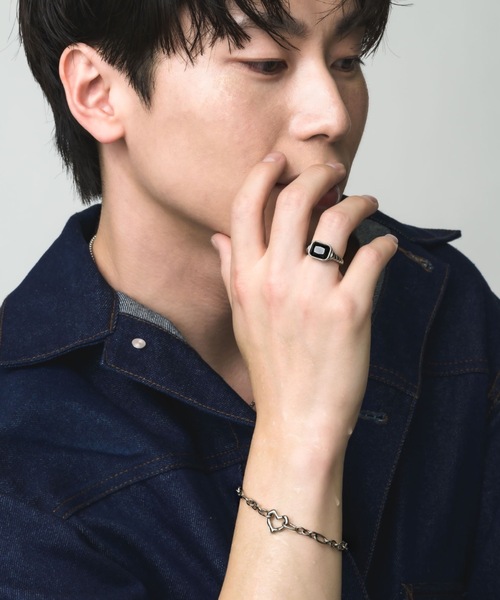 muku(ムク)の「BRACELET/POINT HEART CHAIN(ブレスレット・メンズ・シルバー・FREE)」の16枚目の写真