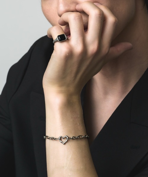 muku(ムク)の「BRACELET/POINT HEART CHAIN(ブレスレット・メンズ・シルバー・FREE)」の17枚目の写真