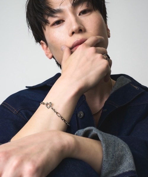 muku(ムク)の「BRACELET/POINT HEART CHAIN(ブレスレット・メンズ・シルバー・FREE)」の18枚目の写真