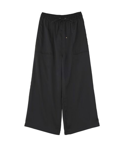 AMERICAN HOLIC（アメリカンホリック）の「【接触冷感・遮熱・UVカット】サテンベイカーパンツ（その他パンツ・レディース・オリーブ/ブラック/キャメル/ライトベージュ・M/L）」の20枚目の写真