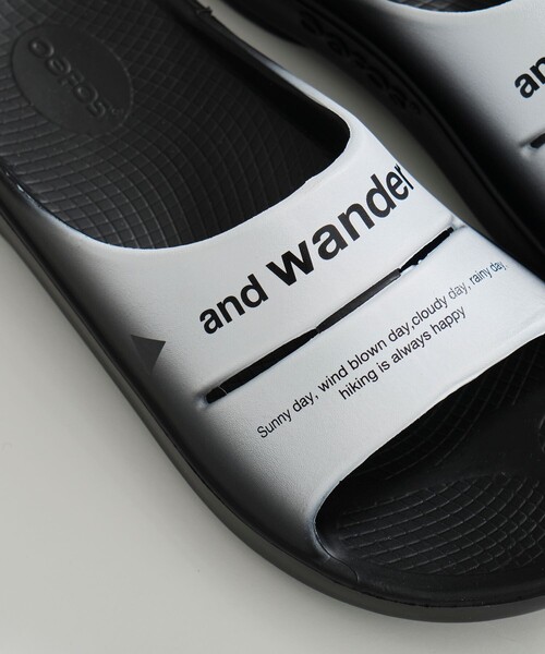and wander(アンドワンダー)の「【and wander/アンドワンダー】OOahh(サンダル・メンズ・ブラック・27.0cm/28.0cm)」の3枚目の写真