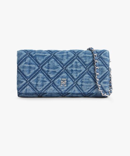 トミ〜財布 フェミニンデニムチェーンウォレット（財布）｜TOMMY HILFIGER（トミー