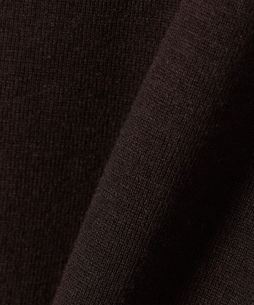 SHIPS(シップス)の「SHIPS Primary Navy Label:〈手洗い可能〉シルク リネン 半袖 カーディガン(カーディガン/ボレロ・レディース・ナチュラル/ブラウン・36/38)」の8枚目の写真