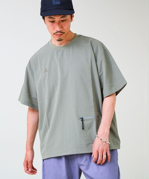 GERRY Seersucker Vent Mesh S/S PO — сорочка-поло из сирсакера с вентиляцией