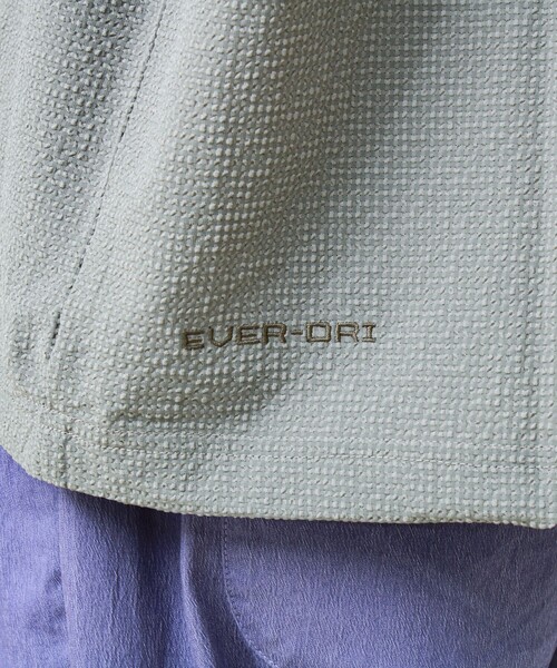 GERRY(ジェリー)の「【GERRY/ジェリー】Seersucker Vent Mesh S/S PO Shirt(Tシャツ/カットソー・メンズ・ブラック/オリーブ/グレー系その他・M/L)」の13枚目の写真