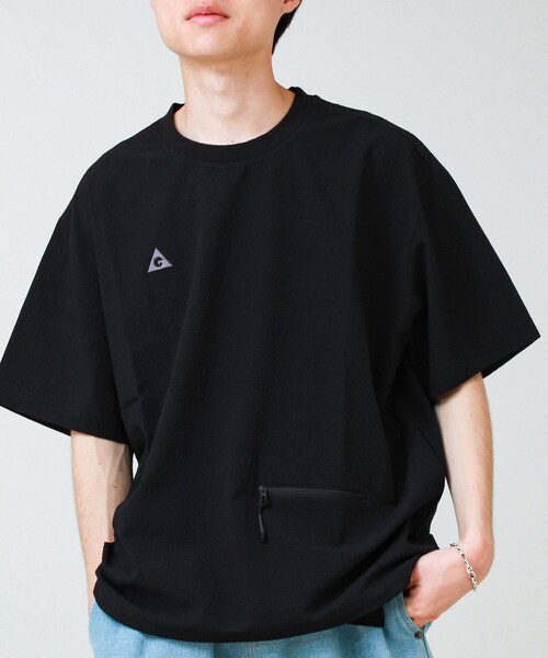 GERRY(ジェリー)の「【GERRY/ジェリー】Seersucker Vent Mesh S/S PO Shirt(Tシャツ/カットソー・メンズ・ブラック/オリーブ/グレー系その他・M/L)」の16枚目の写真