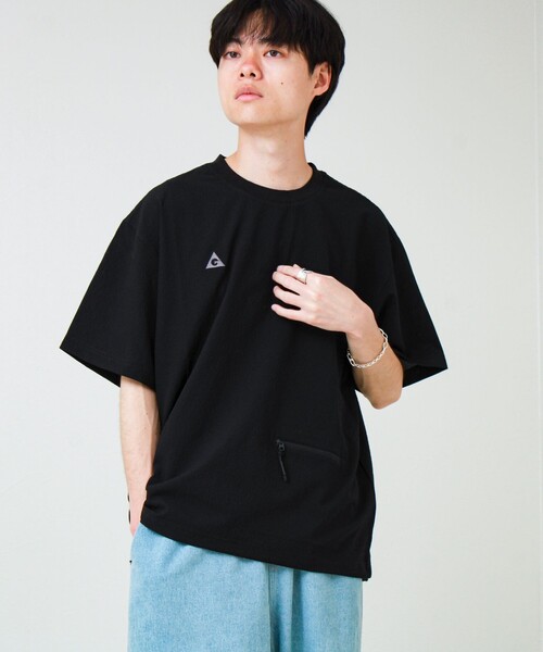 GERRY(ジェリー)の「【GERRY/ジェリー】Seersucker Vent Mesh S/S PO Shirt(Tシャツ/カットソー・メンズ・ブラック/オリーブ/グレー系その他・M/L)」の20枚目の写真