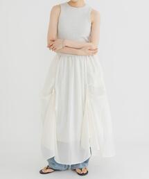 KBF | リボンアレンジボリュームスカート(スカート)