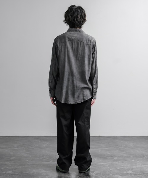 KRIFF MAYER(クリフメイヤー)の「KRIFF MAYER クリフメイヤー オーバーサイズエアーライトデニムウエスタン長袖シャツ 2555106(シャツ/ブラウス・メンズ・ライトブルー/チャコール/ダークブルー・M/XL/L)」の10枚目の写真