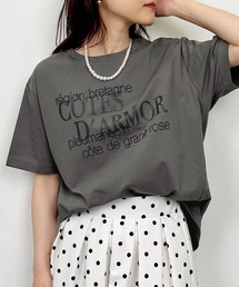 ロゴ＆刺繍Tシャツ