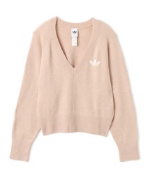 atmos（アトモス）の「adidas ESSENTIALS KNIT SWEATSHIRT / アディダス エッセンシャルズ ニット スウェットシャツ（ニット/セーター）」