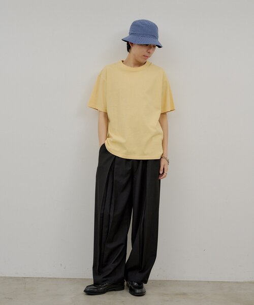 WHIMSIC(ウィムジック)の「【UNISEX/2サイズ展開】ボックスプリーツスラックス(その他パンツ・レディース・グレー/ブラック・1/2)」の16枚目の写真