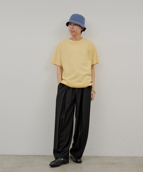 WHIMSIC(ウィムジック)の「【UNISEX/2サイズ展開】ボックスプリーツスラックス(その他パンツ・レディース・グレー/ブラック・1/2)」の17枚目の写真