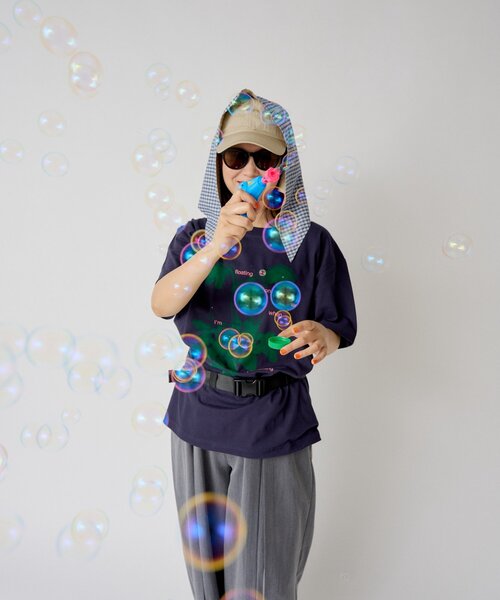 WHIMSIC(ウィムジック)の「【UNISEX/2サイズ展開】ボックスプリーツスラックス(その他パンツ・レディース・グレー/ブラック・1/2)」の22枚目の写真