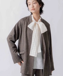 WHYTO.（ホワイト）の「「WHYTO. / ホワイト」tweed satin over jacket（その他アウター）」