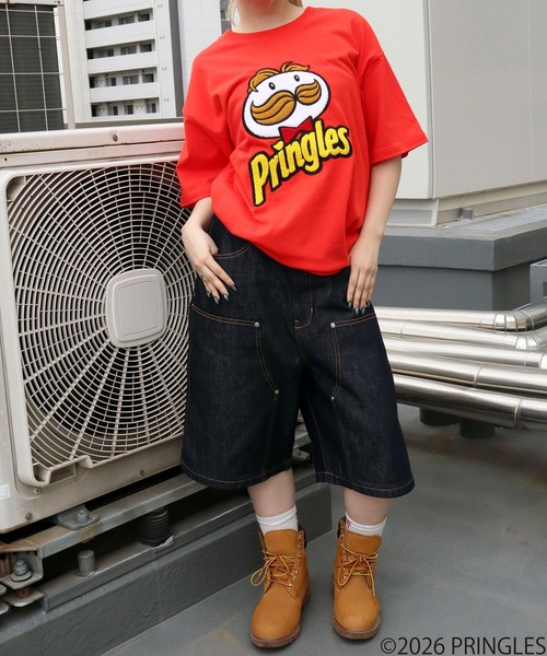 CORPUS SELECT(コーパストーキョー)の「【PRINGLES/プリングルズ】2009 ロゴ サガラ刺繍 バックプリント 半袖Tシャツ(Tシャツ/カットソー・メンズ・レッド/ホワイト/イエロー/チャコールグレー/グリーン・LL/S/L/M)」の8枚目の写真