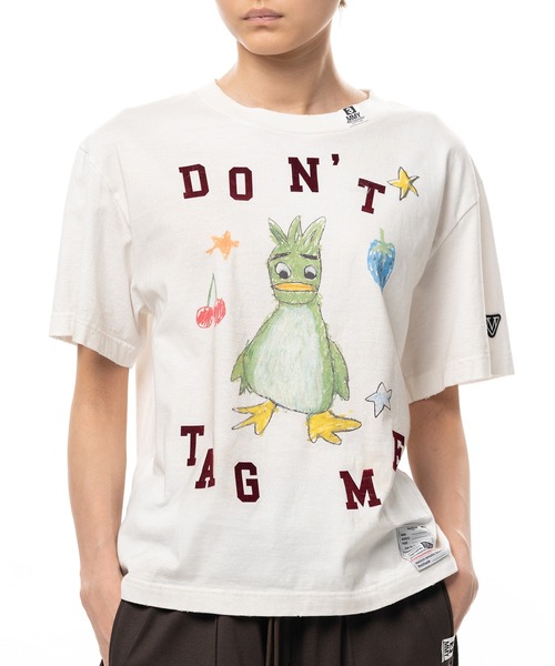 Maison MIHARA YASUHIRO(メゾンミハラヤスヒロ)の「Leon Doodle Printed T-shirt(Tシャツ/カットソー・レディース・ホワイト/ブラック・36/38)」の6枚目の写真