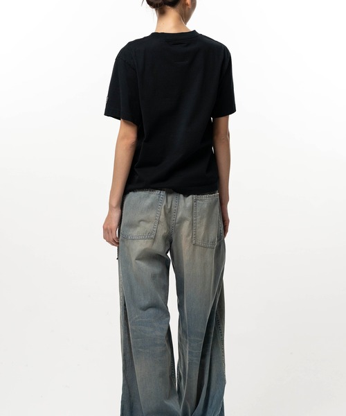 Maison MIHARA YASUHIRO(メゾンミハラヤスヒロ)の「Leon Doodle Printed T-shirt(Tシャツ/カットソー・レディース・ホワイト/ブラック・36/38)」の10枚目の写真