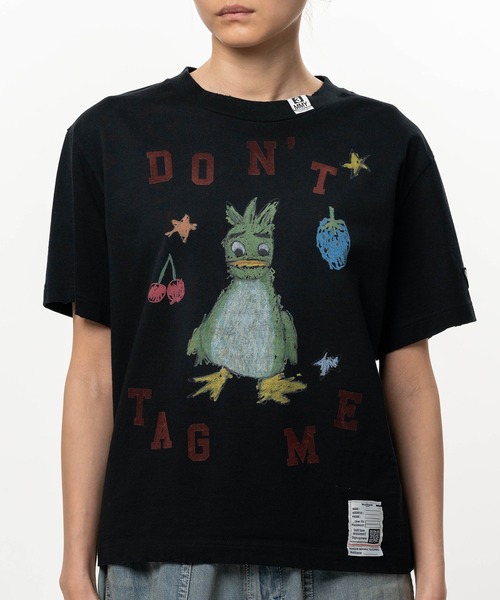 Maison MIHARA YASUHIRO(メゾンミハラヤスヒロ)の「Leon Doodle Printed T-shirt(Tシャツ/カットソー・レディース・ホワイト/ブラック・36/38)」の11枚目の写真