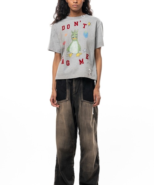 Maison MIHARA YASUHIRO(メゾンミハラヤスヒロ)の「Leon Doodle Printed T-shirt(Tシャツ/カットソー・レディース・ホワイト/ブラック・36/38)」の13枚目の写真