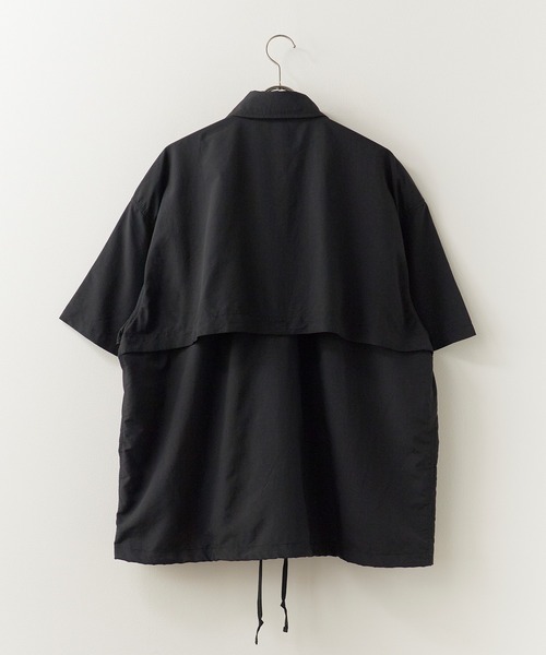 Russell Athletic(ラッセルアスレティック)の「RUSSELL ATHLETIC / ラッセルアスレティック SHELTECH Ripstop Shirt リップストップ ユーティリティーシャツ 半袖 メンズ 2026年 夏 夏服(シャツ/ブラウス・メンズ・ブラック/ベージュ/サックスブルー・M/L/XL)」の13枚目の写真