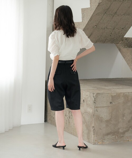GALLEST(ギャレスト)の「ハーフ丈バレルパンツ(その他パンツ・レディース・ブラック/オリーブ・40/38/36)」の16枚目の写真