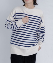 DRIP STUDIO（ドリップスタジオ）の「NANDINA BD / ボーダー長袖トップスMENS（ニット/セーター）」