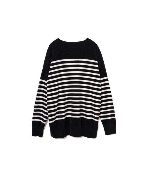 nestwell(ネストウェル)の「NANDINA BD / ボーダー長袖トップスMENS(ニット/セーター・メンズ・ブラック/アイボリー・L/M)」の10枚目の写真