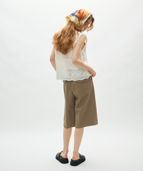 full/fill.(フルフィル)の「natural flower tank / ナチュラルフラワータンク(シャツ/ブラウス・レディース・ナチュラル/ホワイト・FREE)」の12枚目の写真