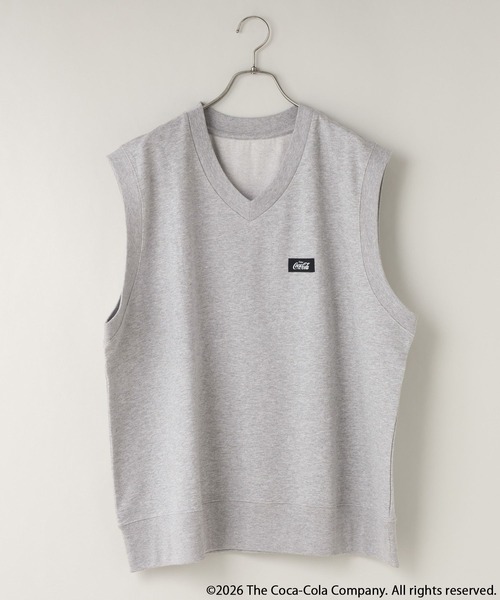 LOWRYS FARM(ローリーズファーム)の「SETUP可能【LFM(U)】Coca-Cola/ミニウラケVEST 878211(Tシャツ/カットソー・メンズ・グレー/ブラック・MEDIUM/LARGE)」の10枚目の写真