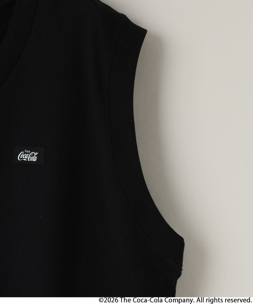LOWRYS FARM(ローリーズファーム)の「SETUP可能【LFM(U)】Coca-Cola/ミニウラケVEST 878211(Tシャツ/カットソー・メンズ・グレー/ブラック・MEDIUM/LARGE)」の15枚目の写真