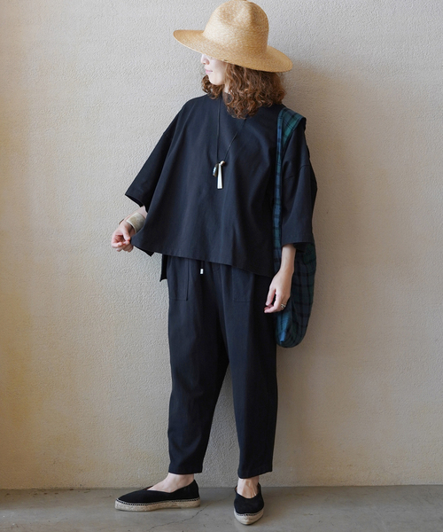 JOURNAL STANDARD LUXE(ジャーナルスタンダード ラックス)の「ドヅメテンジククルーネックTシャツ(Tシャツ/カットソー・レディース・ブラック/ホワイト・FREE)」の14枚目の写真