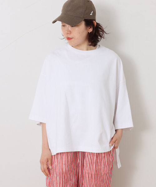 JOURNAL STANDARD LUXE(ジャーナルスタンダード ラックス)の「ドヅメテンジククルーネックTシャツ(Tシャツ/カットソー・レディース・ブラック/ホワイト・FREE)」の8枚目の写真