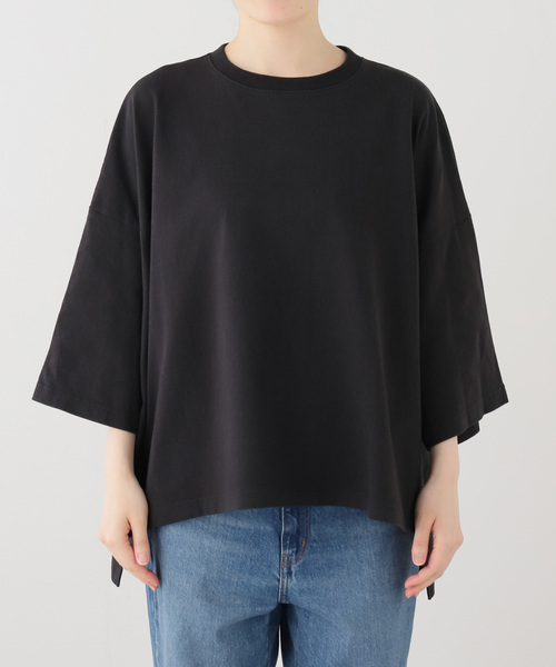 JOURNAL STANDARD LUXE(ジャーナルスタンダード ラックス)の「ドヅメテンジククルーネックTシャツ(Tシャツ/カットソー・レディース・ブラック/ホワイト・FREE)」の10枚目の写真