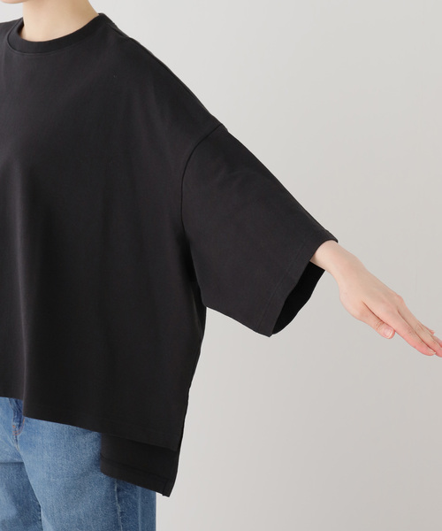 JOURNAL STANDARD LUXE(ジャーナルスタンダード ラックス)の「ドヅメテンジククルーネックTシャツ(Tシャツ/カットソー・レディース・ブラック/ホワイト・FREE)」の13枚目の写真