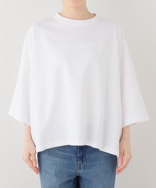 JOURNAL STANDARD LUXE(ジャーナルスタンダード ラックス)の「ドヅメテンジククルーネックTシャツ(Tシャツ/カットソー・レディース・ブラック/ホワイト・FREE)」の6枚目の写真