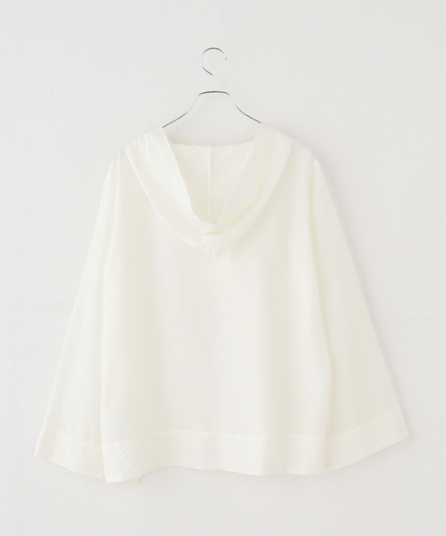 plage(プラージュ)の「Sheer Hoodie ブラウス(シャツ/ブラウス・レディース・ホワイト・FREE)」の11枚目の写真
