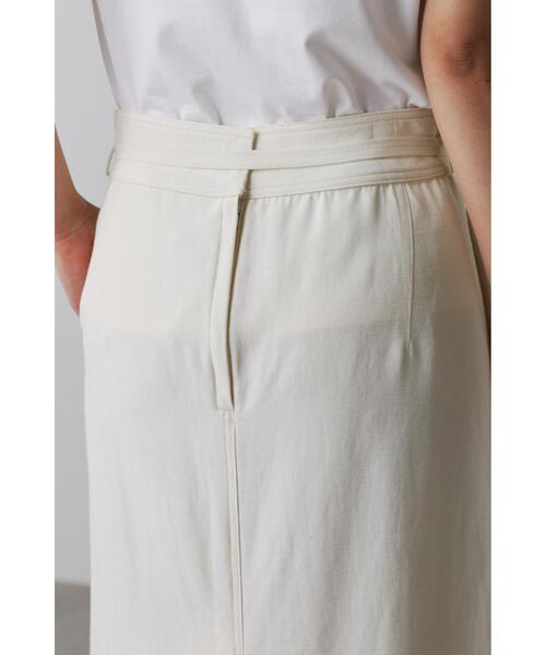 YLEVE(イレーヴ)の「YLEVE / VISCOSE COTTON SKIRT(スカート・レディース・グレー/ホワイト・0/1/2)」の15枚目の写真