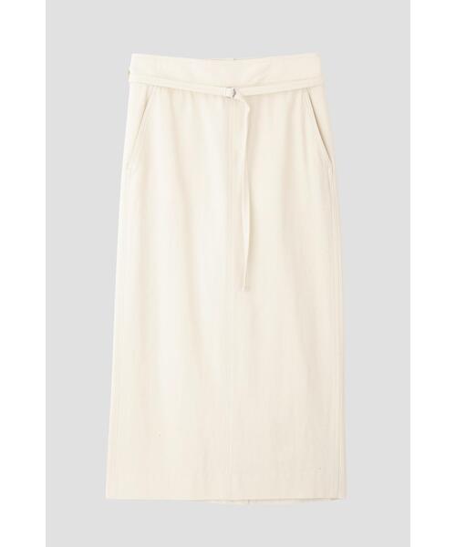YLEVE(イレーヴ)の「YLEVE / VISCOSE COTTON SKIRT(スカート・レディース・グレー/ホワイト・0/1/2)」の17枚目の写真