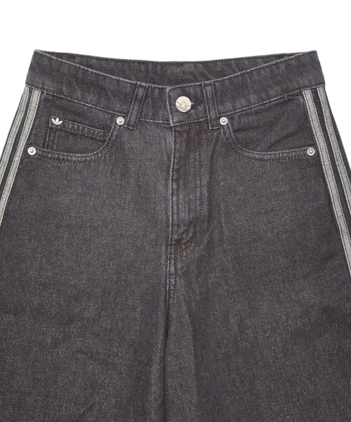 adidas（アディダス）の「ADIDAS FIREBIRD JORTS DENIM（その他パンツ・レディース・ブラック・S）」の3枚目の写真
