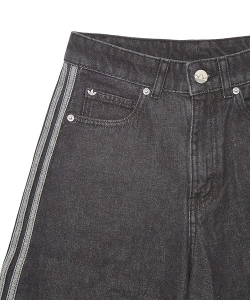 adidas（アディダス）の「ADIDAS FIREBIRD JORTS DENIM（その他パンツ・レディース・ブラック・S）」の5枚目の写真